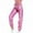 Pink, variant on Patlollav Womens Holographic Streetwear Club Cool Shiny Causal Pants