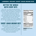 thumbnail image 6 of Lundberg Family Farms - Organic Brown Short Grain Rice, Subtle Nutty Aroma, Clings When Cooked, 100% Whole Grain, High Fiber, Pantry Staple, USDA Certified Organic, Gluten-Free, Non-GMO, Vegan (25 lb), 6 of 9