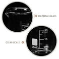 thumbnail image 3 of LEEYNEER6pcs Glass Beakers Chemistry Lab Glassware 10/25/50ml, 3 of 5