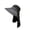 🔥 Black_Base#2507, variant on Sun hat outdoor wide brim sun protection with adjustable fit, windproof breathable design for travel, beach, cycling, spring and summer leisure, foldable for easy carrying, lightweight polyester