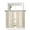 Beige, variant on Pink Wooden Curtains 45 Inch Length, Sheer Curtains for Bedroom Living Room Window Farmhouse Brown Vintage Distressed Rod Pocket Voile Drapes Kitchen Curtains Small Half Window 42"x45" 2 Panels