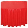 thumbnail image 4 of Round 84" Red Plastic Table Cover, by Way To Celebrate, 4 of 4