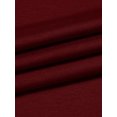 thumbnail image 4 of Men V-neck Long Sleeping Shirt, Solid Color Short Sleeve Split Hem Sleepwear, 4 of 7
