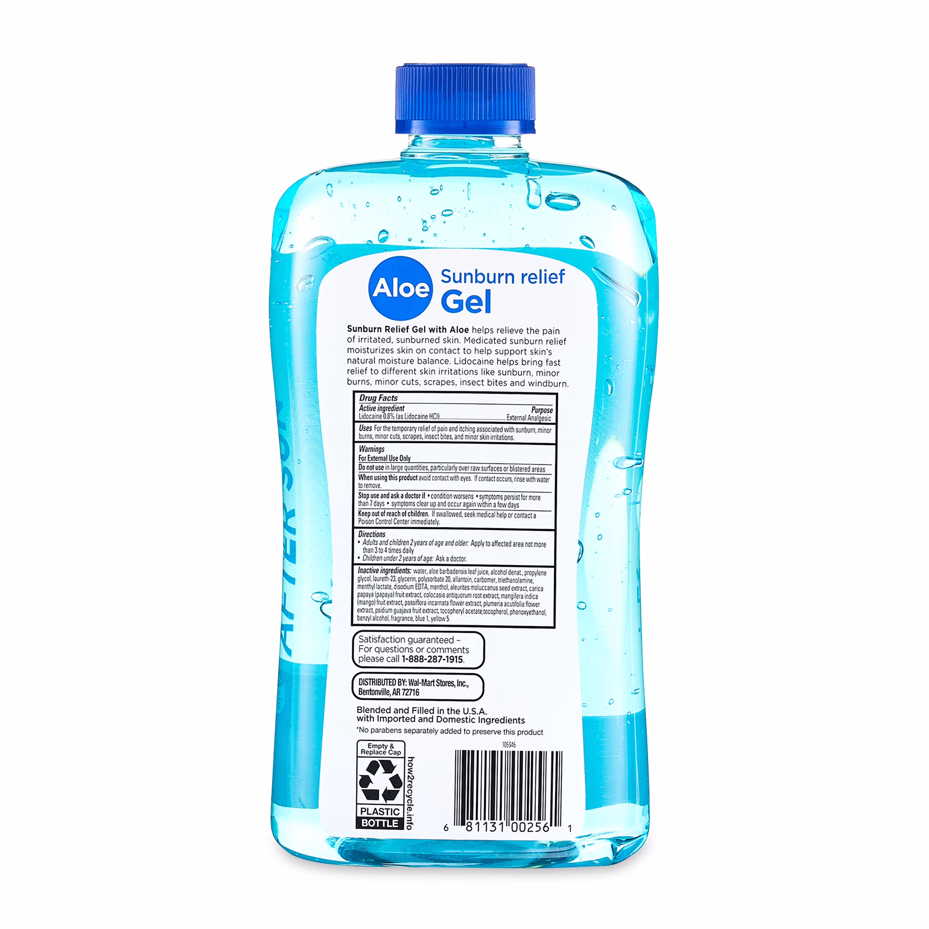 thumbnail image 4 of Equate After Sun Sunburn Relief Gel with Aloe, 20 oz, 4 of 5