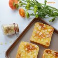 thumbnail image 4 of CHEFMADE 15-inch Baking Sheet Pan, Non-Stick Carbon Steel Rimmed Cookie Sheet Pan for Oven Roasting Meat Bread Jelly Roll Battenberg Pizzas Pastries 10.6" x 15.6" x 1" (Champagne Gold), 4 of 8