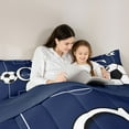 thumbnail image 5 of Castle Fairy Twin 2-Piece Monogrammed C Soccer Comforter Set, 5 of 8