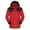 Red, variant on Windproof Winter Warm Coats for Womens Plus Size Men And Women Couple Style Sprinting Suit Three In One Or Two Outdoor Ski Riding Suit Hooded Warm Coat