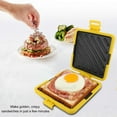thumbnail image 3 of Golden Toastie Maker Microwavable  for Sandwiches Grilled Cheese, 3 of 7