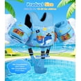 thumbnail image 5 of Chaleco de Natación MoKo para Niños 7-14 kg Azul con Ballena Pirata, 5 of 5