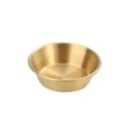 thumbnail image 1 of Yuarrent Juego de platos para servir condimentos de acero inoxidable pulido con espejo dorado, vajilla y alambre especiales para comidas Cocina y Comedor 8 cm (oro), 1 of 6