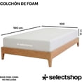 thumbnail image 2 of Colchón Individual En Caja Esponja Memory Foam De Alta Densidad Firmeza Media Suavidad Y Durabilidad Tecnología Híbrida Ortopédico (Blanco, Individual), 2 of 5