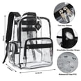 thumbnail image 4 of Mochila Fuyicat Heavy Duty de PVC transparente negro, 4 of 5
