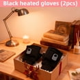 thumbnail image 3 of 2pcs -Heating Winter Gloves with Heating Wrist Guards - Thermal, Windproof Cold-Proof Hands Warmer Suitable for, Outdoor Sports, Commuting - - Portable Heating Gloves, 3 of 10