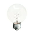 thumbnail image 2 of GE Incandescent Light Bulbs, 25 Watt, G16.5 Globe Bulbs, Medium Base, 2pk, 2 of 8