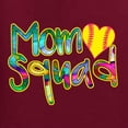 thumbnail image 2 of Wild Bobby, Colorful Tennis Mom Squad, Sports, Unisex Crewneck Graphic Sweatshirt, Maroon, 3X-Large, 2 of 4