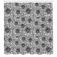 thumbnail image 3 of Ambesonne Black and White Shower Curtain, Dahlia Botany, 69"Wx70"L, Black White, 3 of 3