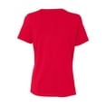 thumbnail image 3 of Ladies' Relaxed Jersey Short-Sleeve T-Shirt - RED - S, 3 of 3