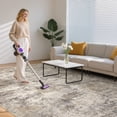 thumbnail image 6 of UERMEI 10'x10' Round Washable Area Rugs for Living Room, Modern Abstract Printed Rug, Vacuum-Friendly, Non Slip Indoor Rug for Bedroom Entryway Home Decor Carpet, Gold Brown, 6 of 6
