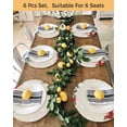 thumbnail image 4 of 13 Inch Round Placemats Set of 4, Christmas Cats Non Slip Heat Insulation PP Table Mats, Xmas Tree Poinsettia Botanical Linen Texture Washable Place Mats for Kitchen Dining Party Table Decor, 4 of 7