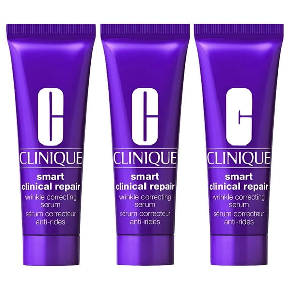 3-Pack Clinique Smart Clinical Repair Wrinkle Correcting Serum, 0.34oz/10ml x 3 = 1.0oz/30 ml