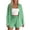 Green(Womens Sets), variant on GUACER Two Piece Sets for Women Summer Striped Long Sleeve Button Shirts and Drawstring Waist Shorts Casual Outfits