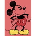 thumbnail image 2 of Boy's Mickey & Friends Classic Mickey Distressed  Performance Graphic Tee Red Heather Medium, 2 of 4