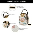 thumbnail image 4 of FORMRS Crossbody Bag for Women Shoulder Cell Phone Purse with Zipper, Pink Donut, 4 of 7