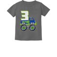 thumbnail image 1 of Tstars Boys Unisex 3rd Birthday Gift Truck Shirt Birthday Gift for 3 Year Old Birthday Gift for Boys Birthday Party B Day Toddler Kids T-Shirt, 1 of 5
