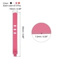 thumbnail image 2 of Unique Bargains Lot de 12 Attaches de Câble Réutilisables à Fermeture Éclair 3 Trous Attache de Fil Réglable pour Maison Bureau (Noir, Blanc, Rose, Rouge), 2 of 5