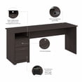 thumbnail image 4 of Cabot 72W Computer Desk with Drawers in Heather Gray - Engineered Wood, 4 of 7