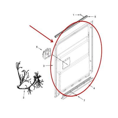 Whirlpool W11035418 Wz Door Inner - OEM Part
