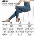 thumbnail image 2 of QRIC Jeggings for Women High Waist, Stretchy Jeans Slim Fit Leg Pull on Jean, Soft Breathable Cotton Blend, 2 of 6