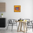 thumbnail image 4 of Stupell Industries Contemporary Bright Hued Sardine Can Brown Floating Frame Canvas Art, 18 x 18, by Carrie Cantwell, 4 of 8