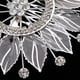 thumbnail image 3 of Peine del pelo flor Sunnimix brillante cristal boda nupcial clip de pelo fiesta 5 x 2 cm, 3 of 8