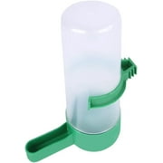 Hanging Bird Feeder Bird Water Bottle Drinker Container Automatic Food Dispenser (Color : Green, Size: 8.3CM),Eternal