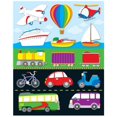 thumbnail image 1 of Carson Dellosa - Adhesivos con forma de transporte (168027) Carson Dellosa Education 168027, 1 of 1
