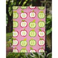 thumbnail image 3 of Carolines Treasures BB5141GF Apples on Pink Flag Garden Size  Small multicolor, 3 of 3