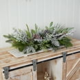 thumbnail image 5 of Nearly Natural 26" Holiday Flocked Winter Christmas Artificial Flower Arrangement, 5 of 6