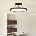 thumbnail image 2 of Outskirts Integrated LED Earth Black Semi-Flush Mount Light, 2 of 5