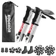 thumbnail image 1 of Juego de bastones de trekking plegables de 2 piezas para hombres y mujeres bastones para caminar, 1 of 8