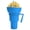Blue, variant on 2 in 1 Snack and Drink Cup - Leakproof Tumbler with Snack Compartment, 32 Oz Bowl and Drink Cups Combo on Top with a Spill-Proof Lid, Stadium Tumbler with Snack Bowl and Straw