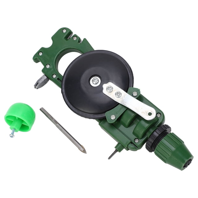 Taladro de manivela multifuncional, afilador de cuchillos, cortador de vidrio, herramienta ABS para carpintería