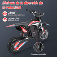 thumbnail image 3 of MiniMoto Electrica Infantil Honey Whale Nm1 Negro-Rojo, 3 of 6