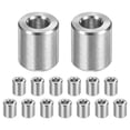thumbnail image 1 of Uxcell 15PCS M5 Espaciadores de Acero Inoxidable 304 5mm ID x 10mm OD x 11mm L Espaciador Metálico Redondo para Tornillos, 1 of 6