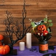 thumbnail image 5 of FastXmas Artificial Fall Flowers Bouquet, Halloween Fall Pumpkin Flower Arrangements Decor for Home Wedding Bouquets Kitchen Table Vase Centerpieces Halloween Party Autumn Decoration, 5 of 6
