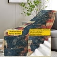 thumbnail image 3 of Police Blanket, Police Day Flannel Throw Blankets,Soft Warm Lightweight Cozy Plush American Flag Throws for Bed Sofa Office Home Decor Police Graduation Gifts for Dad Son Husband Men 60"x50", 3 of 6