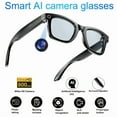 thumbnail image 2 of Tigebraver Lunettes Intelligentes avec Caméra 4K, Traduction en Temps Réel et Assistant Vocal IA, Réduction du Bruit et Musique, Capture de Vidéos HD et de Photos pour Femmes Hommes, 2 of 12