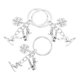 thumbnail image 1 of BRIGHTFUFU 3Ud Charm Llavero De Esquí En Aleación De Zinc Plateado Para Y Accesorios Deportivos, 1 of 8