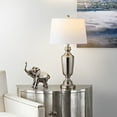 thumbnail image 2 of Safavieh Ezra 28 in. Solid Iron Table Lamp, Nickel, 2 of 6