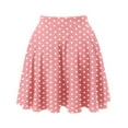 thumbnail image 5 of Sngxgn Women's High Waisted A-Line Wrap Skirt Mini Skirt(Pink,L), 5 of 6
